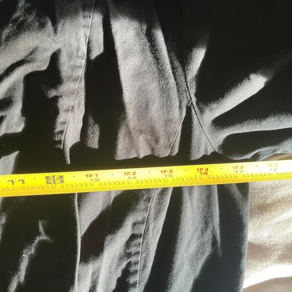 Boden Women's Black Collared 3/4 Sleeve Button Shirt Dress Size 6 - Picture 6 of 7